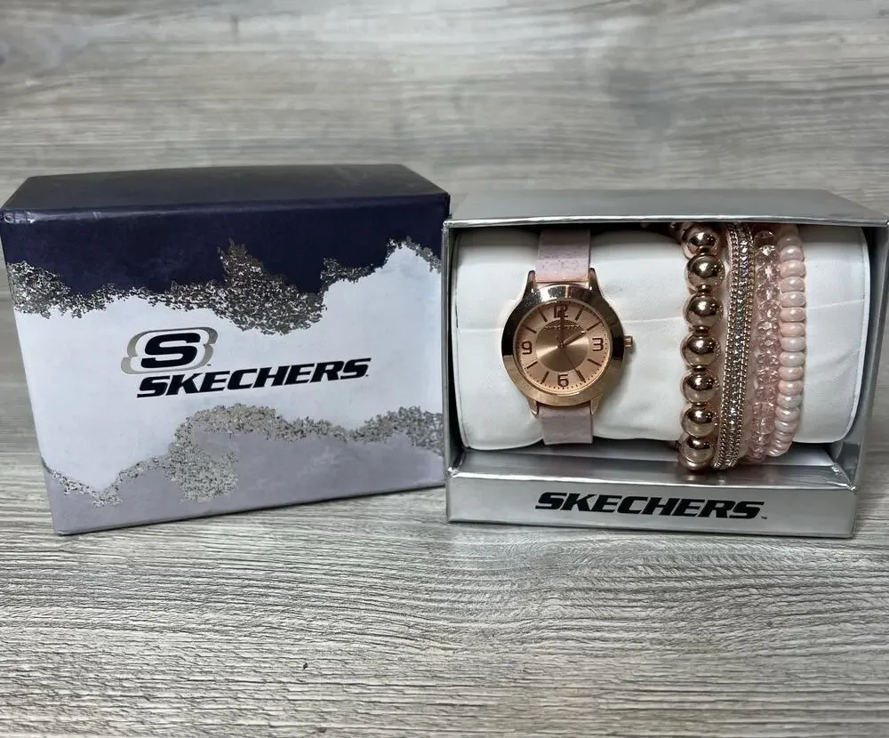Skechers Comfort Technology Women's Watch with Bracelets Gift Set